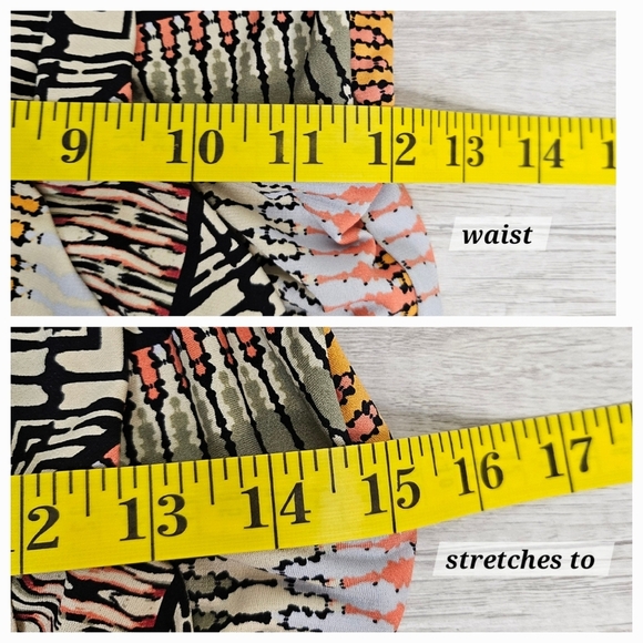 BCBGeneration Tropical Multicolored Midi Dress Hi-Low Hem Spaghetti Straps Sz XS - Picture 7 of 13